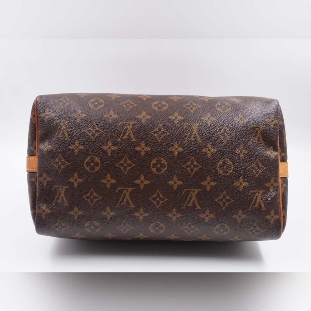 BX47 ❤️ Louis Vuitton Monogram Speedy Bandouliere 30 - Picture 14 of 16